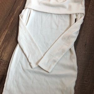 Small Off the shoulder maternity sweater